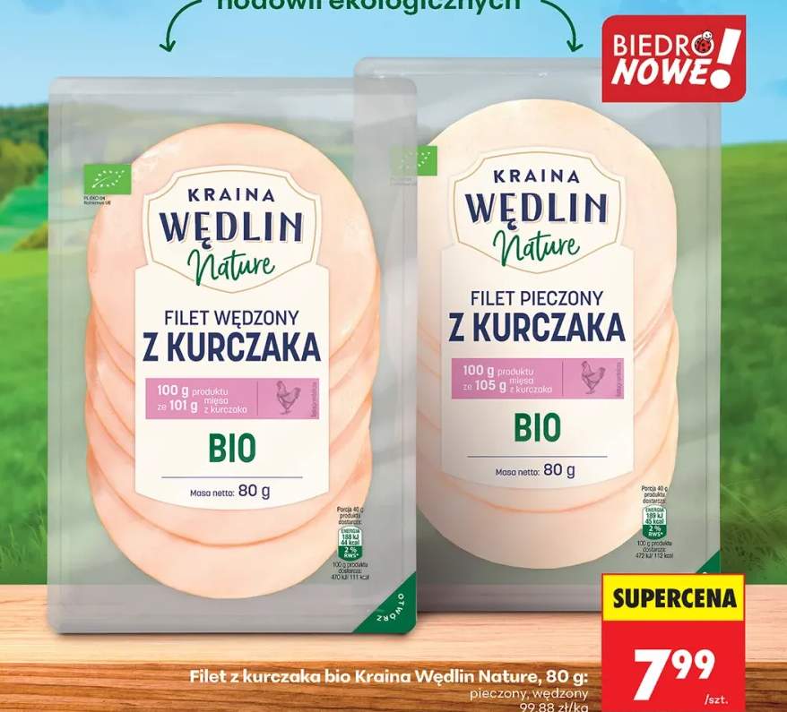 Filet pieczony z kurczaka bio Kraina Wędlin Nature