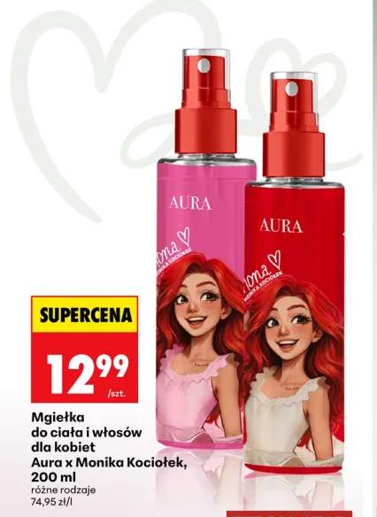 Mgiełka do ciała i włosów dla kobiet Aura x Monika Kociołek