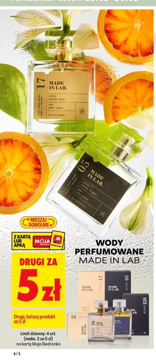 Woda perfumowana MADE IN LAB 120