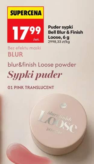 Puder sypki Bell Blur & Finish Loose 01 Pink Translucent