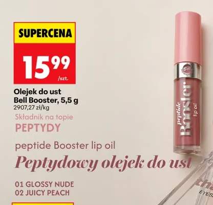 Olejek do ust Bell Booster 01 Glossy Nude