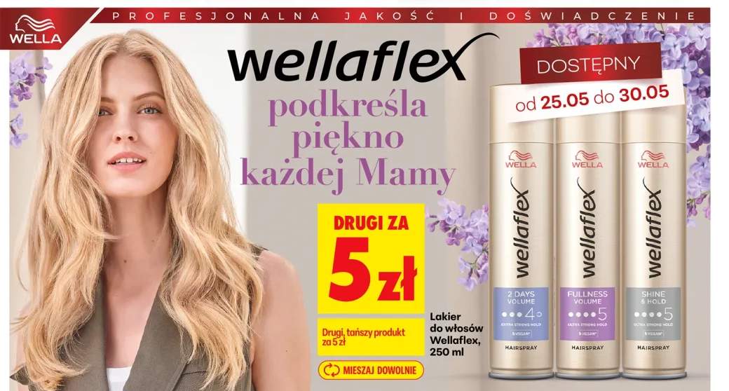 Lakier do włosów Wellaflex Shine & Hold