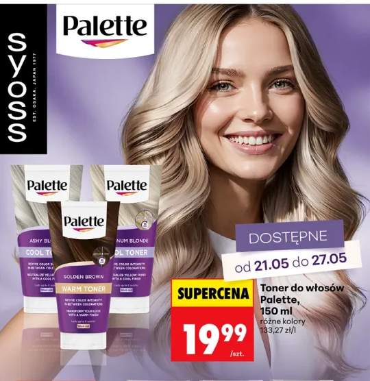 Toner do włosów Palette Golden Brown Warm Toner
