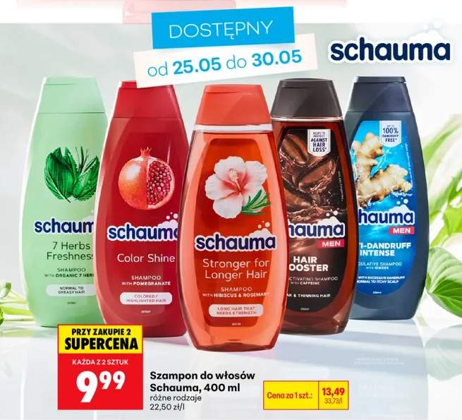 Szampon do włosów 7 Herbs Freshness Schauma