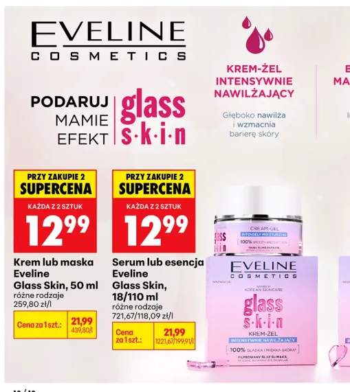 Krem lub maska Eveline Glass Skin