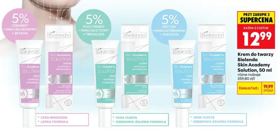 Krem do twarzy Bielenda Skin Academy Solution
