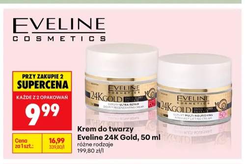 Krem do twarzy Eveline 24K Gold 50+