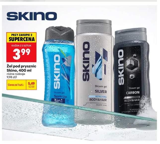 Żel pod prysznic Skino Team Up 3in1
