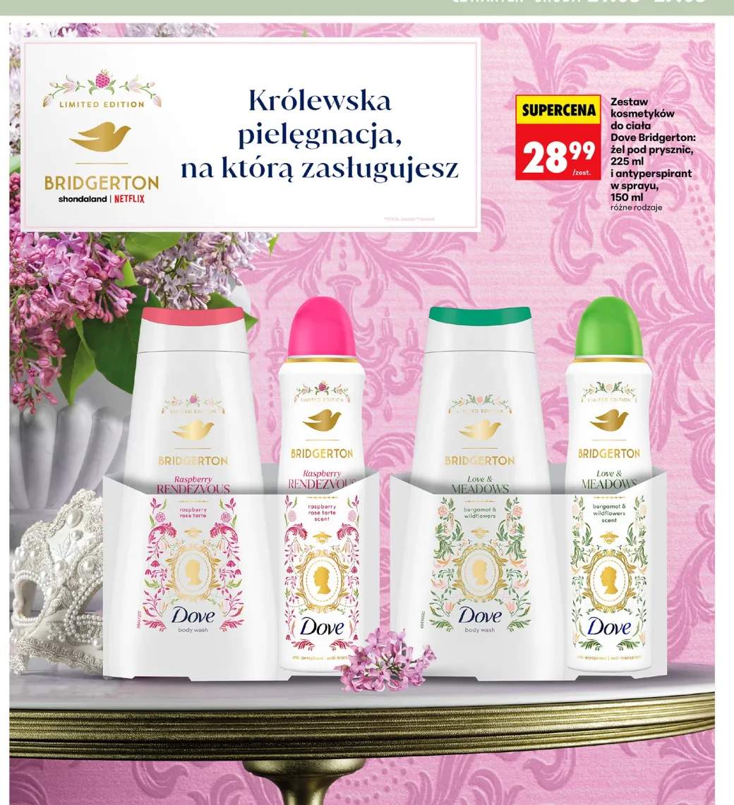 Zestaw kosmetyków do ciała Dove Bridgerton