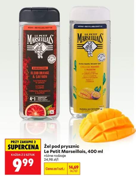 Żel pod prysznic Le Petit Marseillais Blood Orange & Saffron