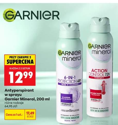 Antyperspirant w sprayu Garnier Mineral Action Control 72h Thermic