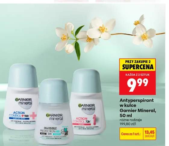 Antyperspirant w kulce Garnier Mineral Action Control 72h Thermic