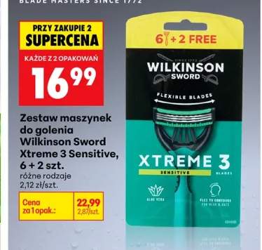 Zestaw maszynek do golenia Wilkinson Sword Xtreme 3 Sensitive