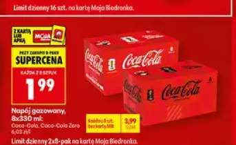 Napój gazowany Coca-Cola 8-pak 330ml