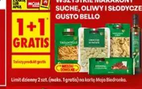 Makarony suche, oliwy i słodycze Gusto Bello