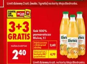 Sok 100% pomarańcza Riviva