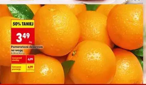Pomarańcze deserowe na wagę