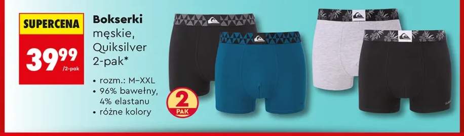 Bokserki męskie Quiksilver 2-pak