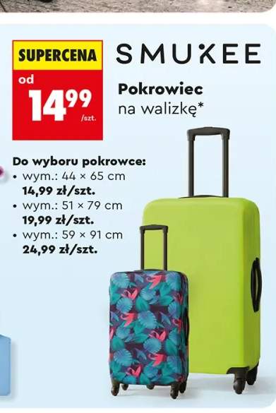 Pokrowiec na walizkę SMUKEE wym.: 59x91cm