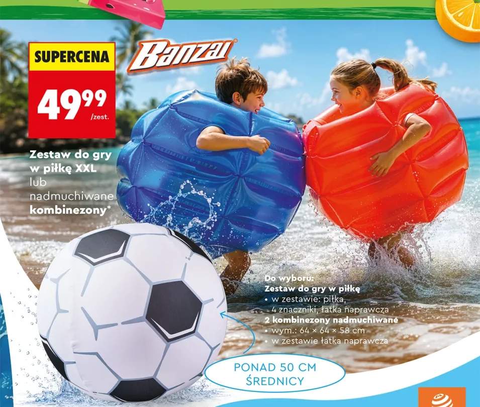 Zestaw do gry w piłkę XXL Banzai