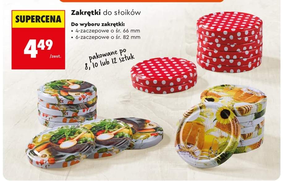 Zakrętki do słoików