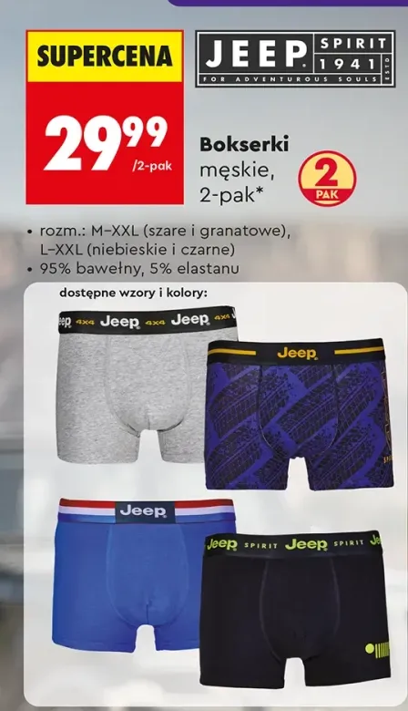 Bokserki męskie Jeep 2-pak