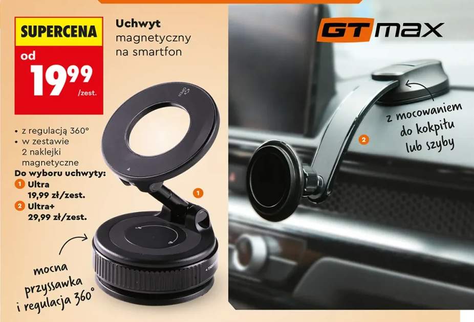 Uchwyt magnetyczny na smartfon