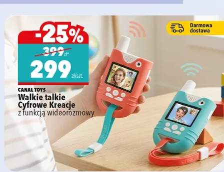 Walkie talkie CANAL TOYS Cyfrowe Kreacje z funkcją wideorozmowy