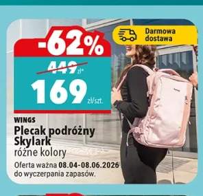 Plecak podróżny WINGS Skylark