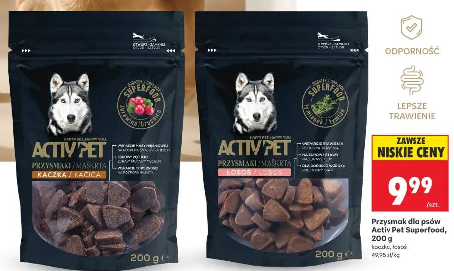 Przysmak dla psów Activ Pet Superfood łosoś
