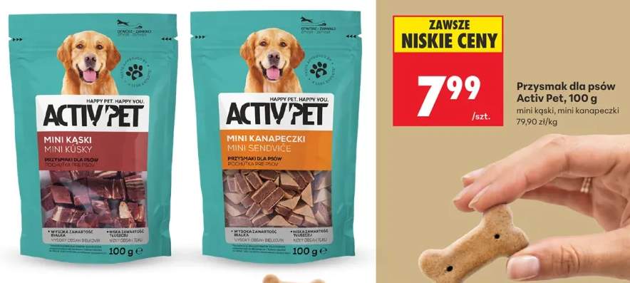 Przysmak dla psów Activ Pet mini kanapeczki