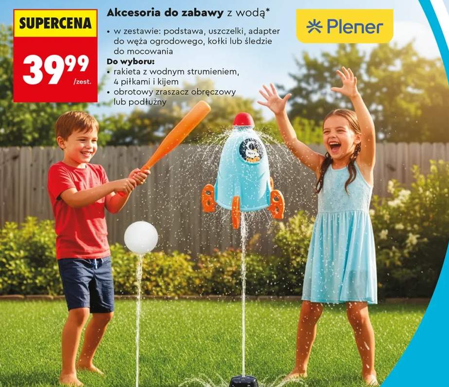 4 piłki z kijem Plener