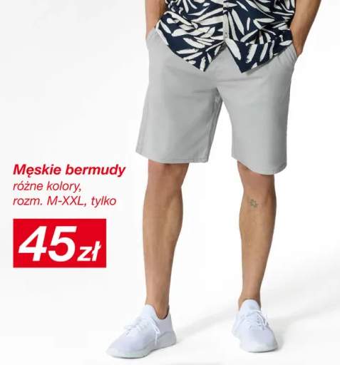 bermudy męskie