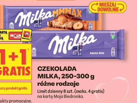Czekolada Milka Alpine Milk 250-300g