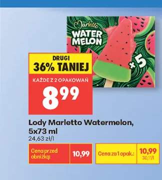 Lody Marletto Watermelon 5-pak 73ml