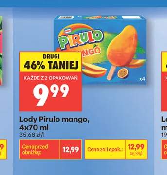 Lody Pirulo mango 4-pak 70ml