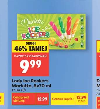 Lody Ice Rockers Marletto 8-pak 70ml