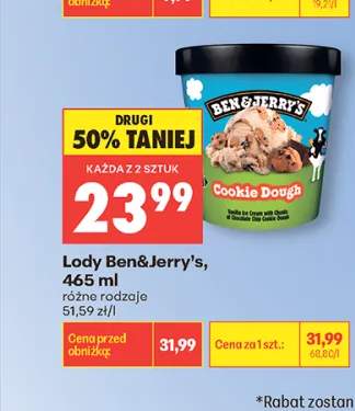 Lody Ben&Jerry's Cookie Dough 465ml