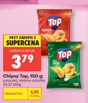Chipsy Top zielona cebulka