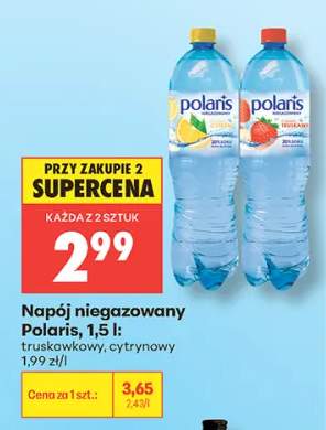 Napój niegazowany Polaris truskawkowy