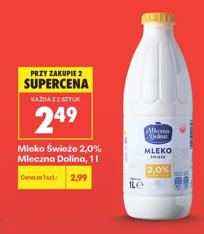 Mleko Świeże 2,0% Mleczna Dolina