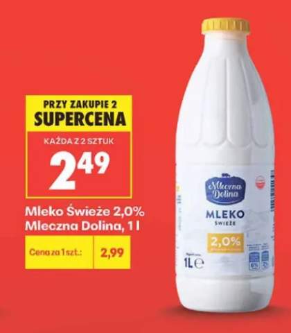 Mleko Świeże 2,0% Mleczna Dolina