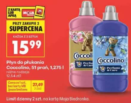 Płyn do płukania Coccolino Honeysuckle & Sandalwood 51 prań