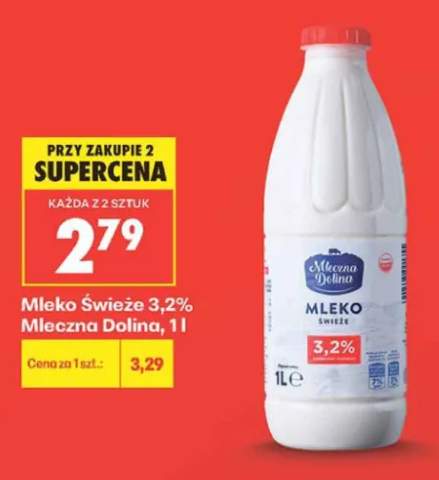 Mleko Świeże 3,2% Mleczna Dolina