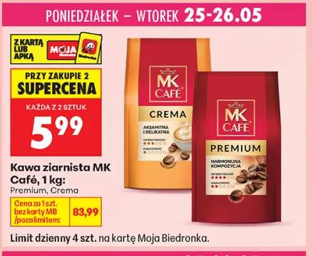 Kawa ziarnista MK Café Crema
