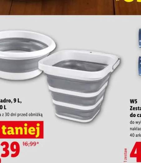 wiadro składane