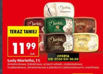 Lody Marletto czekoladowe