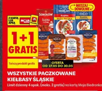 Paczkowane kiełbasy śląskie