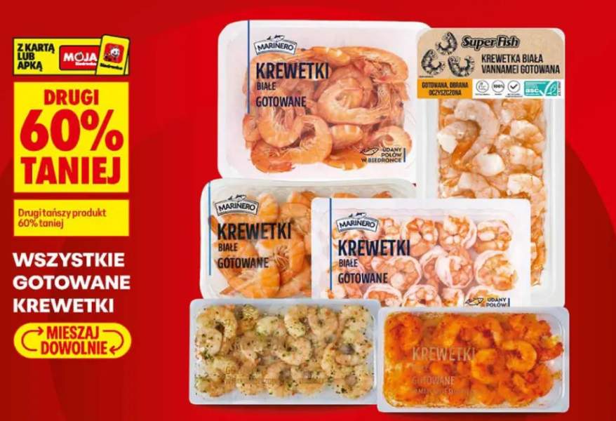 Gotowane krewetki