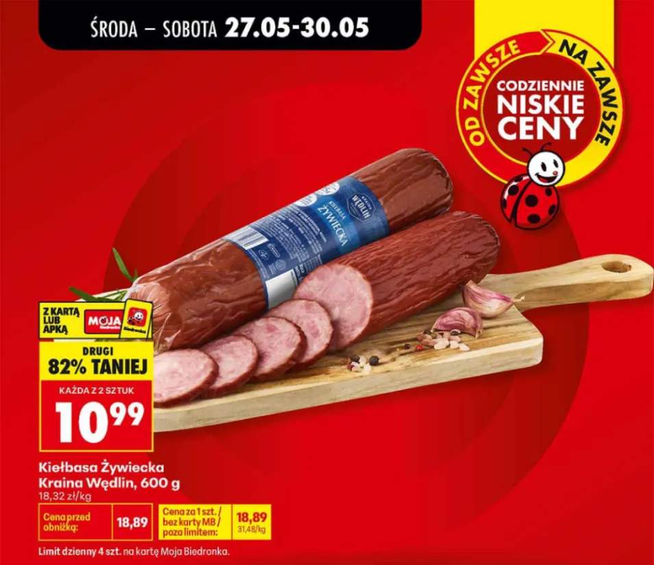 Kiełbasa Żywiecka Kraina Wędlin